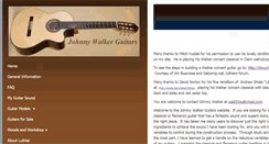 Desktop Screenshot of johnnywalkerguitars.com