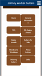 Mobile Screenshot of johnnywalkerguitars.com